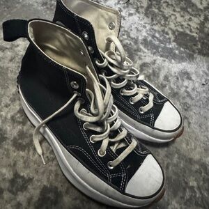 Converse Black and White High-Tops
